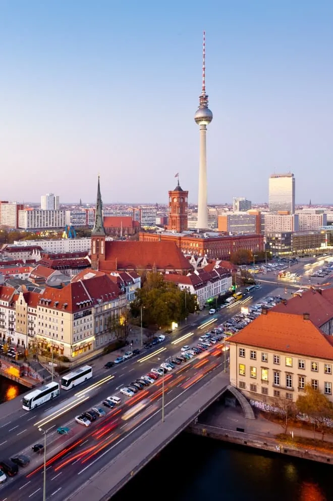 Berlin skyline with the TV tower
